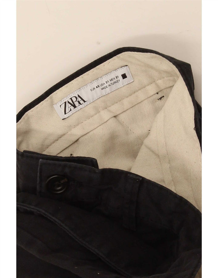 Zara Mens Slim Jeans EU 40 Médio W30 L28 Preto