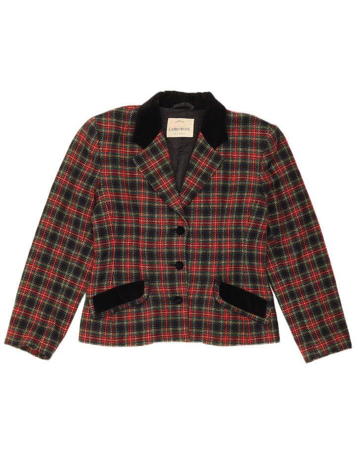 Blazer feminino AUSTRALIAN L'ALPINA IT 44 médio xadrez multicolorido