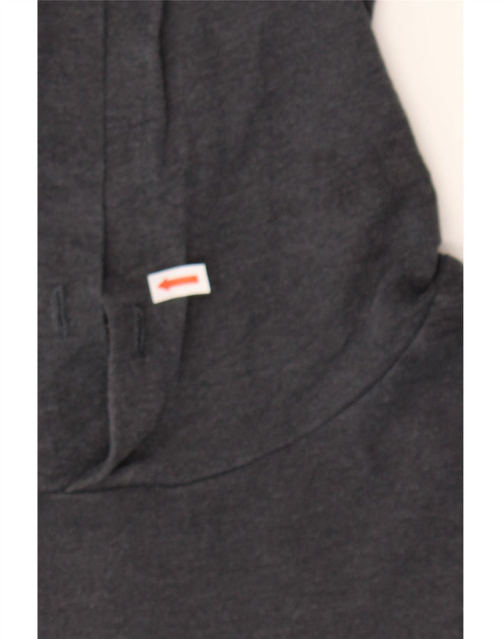 JACK & JONES Mens Graphic Hoodie Jumper Large Navy Blue Cotton Vintage Jack & Jones and Second-Hand Jack & Jones from Messina Hembry 