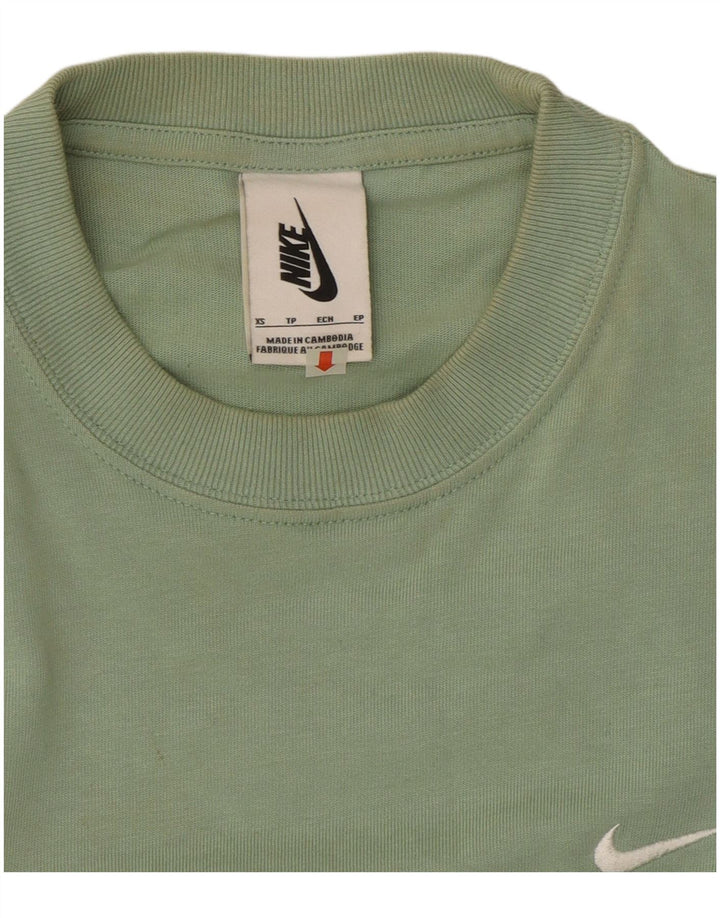 Camiseta masculina Nike Top XS verde algodão