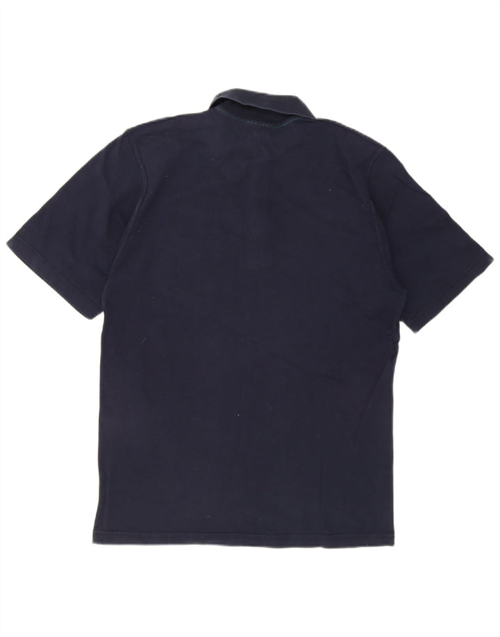 Camisa polo masculina MC Kee IT 52 grande algodão azul marinho