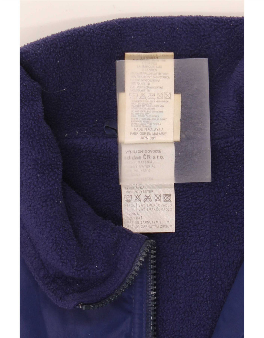 Adidas Mens Bomber Jacket UK 42/44 Grande Azul Poliamida