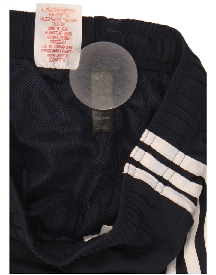 Shorts esportivos Adidas meninos 9-10 anos azul marinho poliéster