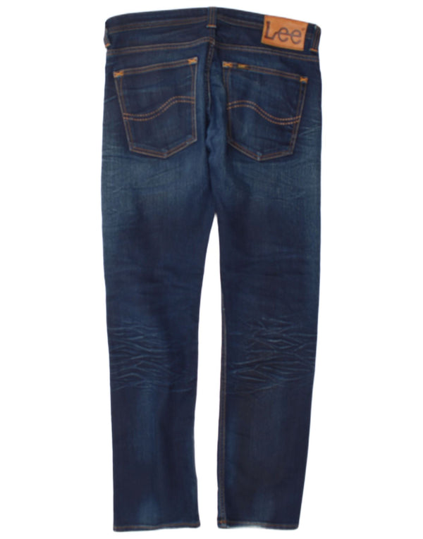 Lee Mens Powell Slim Jeans W36 L34 Navy Blue Cotton