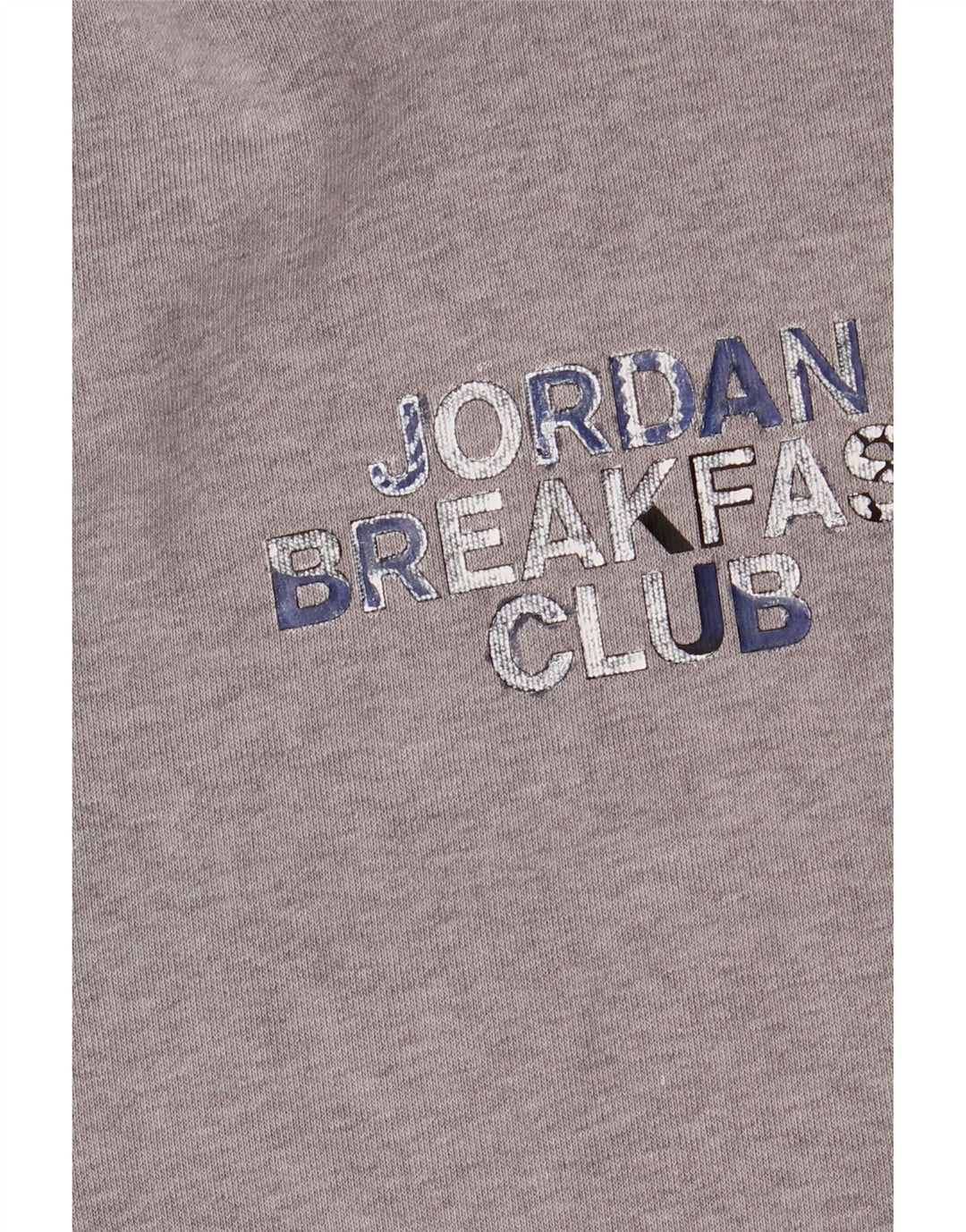 Jordan Mens Graphic Hoodie Jumper Pequeno Algodão Cinza