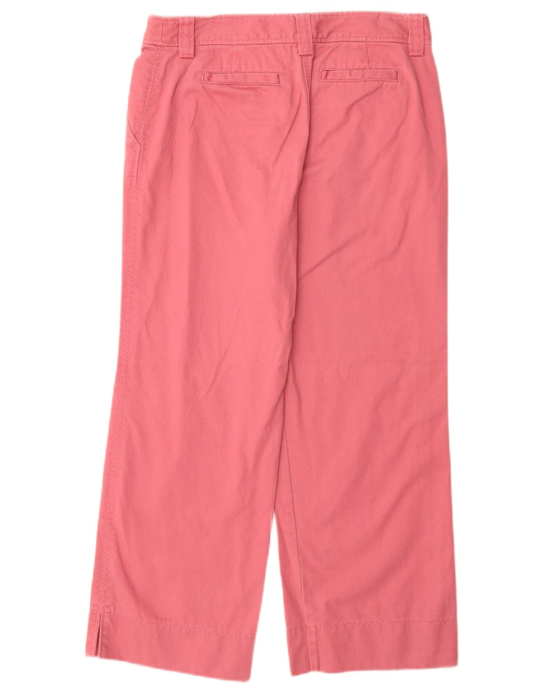 J. CREW Calça Chino Feminina Reta EUA 4 Pequeno W28 L26 Algodão Rosa