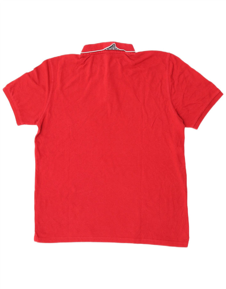Camisa polo masculina Elvstrom XL algodão vermelho