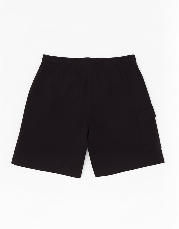 Shorts esportivos cargo masculinos Nike grandes de algodão preto esportivo