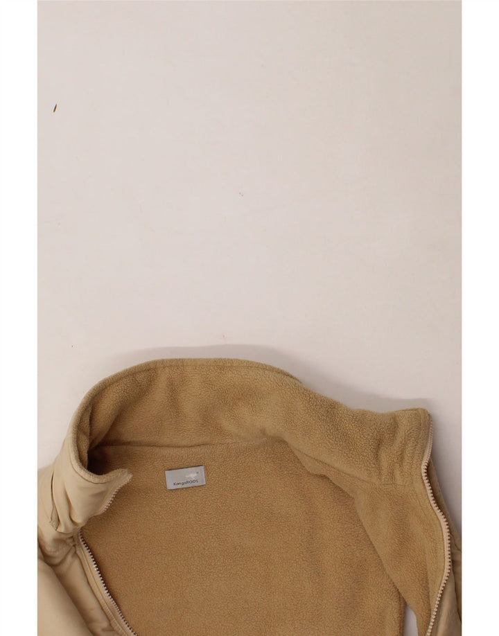 KANGAROOS Womens Padded Gilet UK 16 Large  Beige Polyester Classic Vintage Kangaroos and Second-Hand Kangaroos from Messina Hembry 