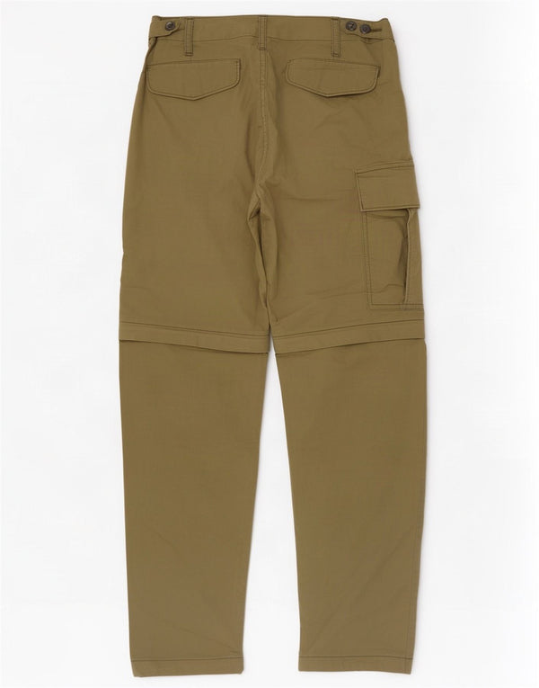Calça cargo reta masculina Levi's W30 L27 algodão cáqui