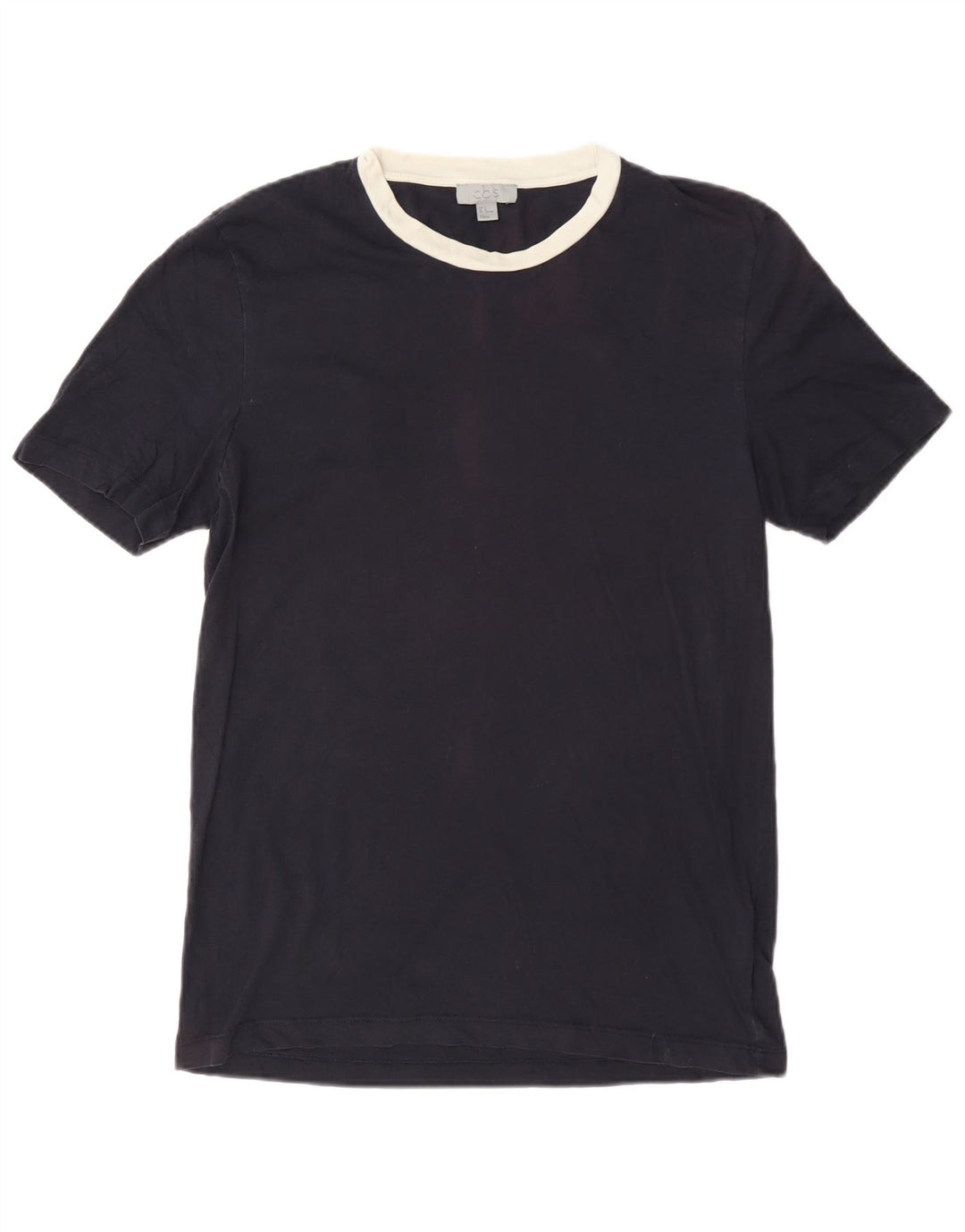 Cos Camiseta Masculina Top Médio Algodão Azul Marinho