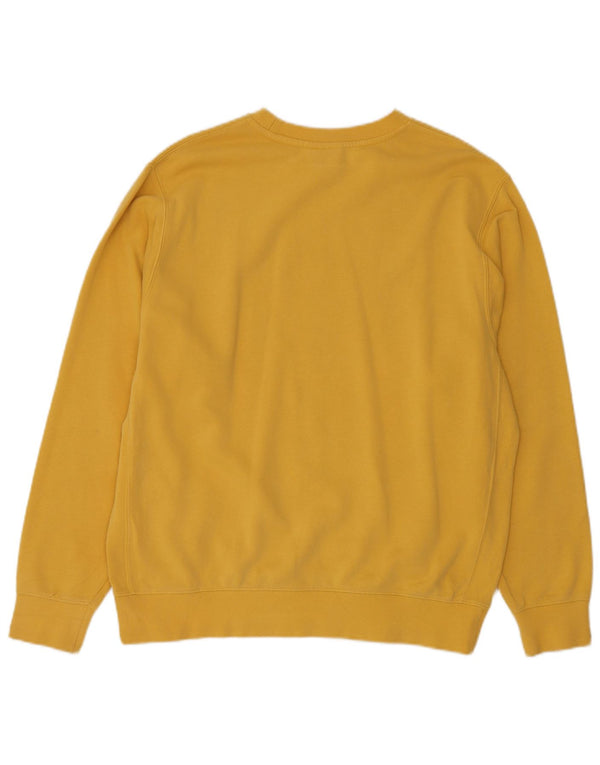 Moletom masculino NIKE Jumper grande algodão amarelo