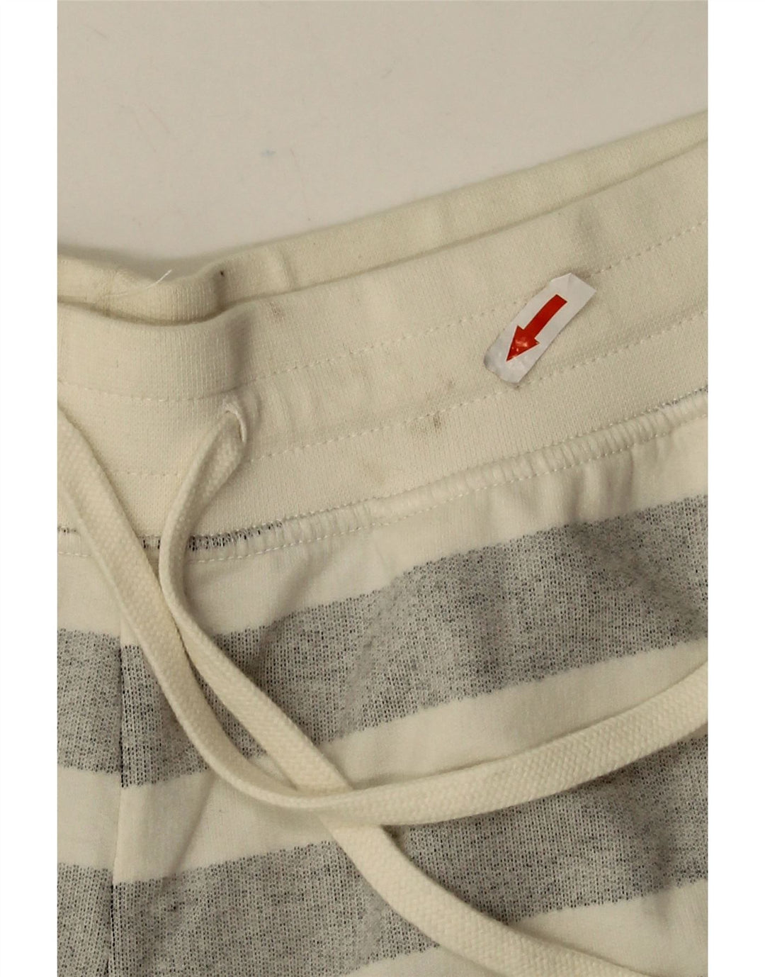 Zara Mens Sport Shorts XL Cinza Listrado Algodão