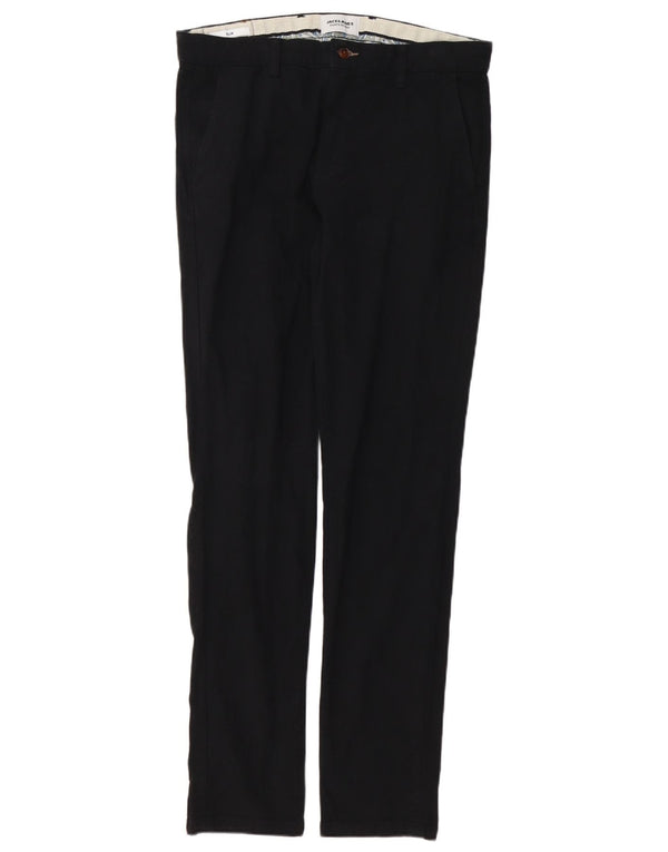 Calça Chino Masculina Slim Jack & Jones W32 L34 Algodão Preto