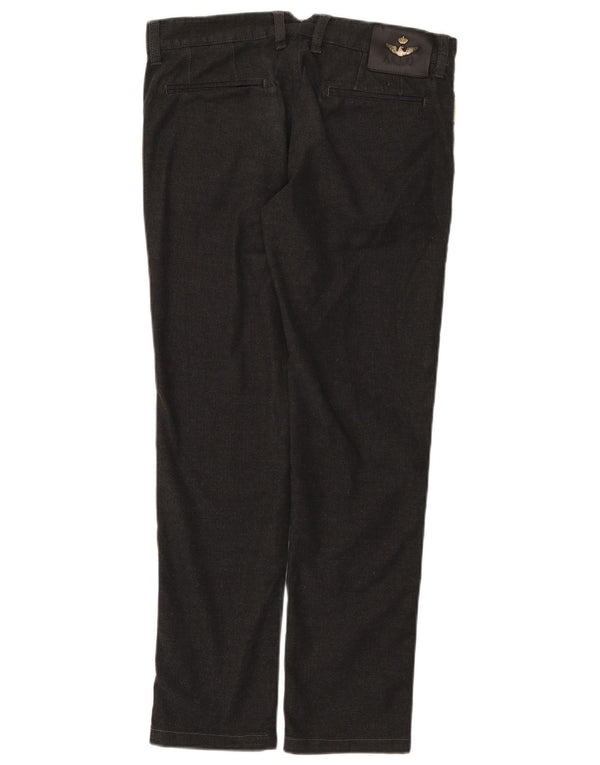 Calça Chino Slim Feminina Armani EU 46 XL W32 L29 Algodão Cinza