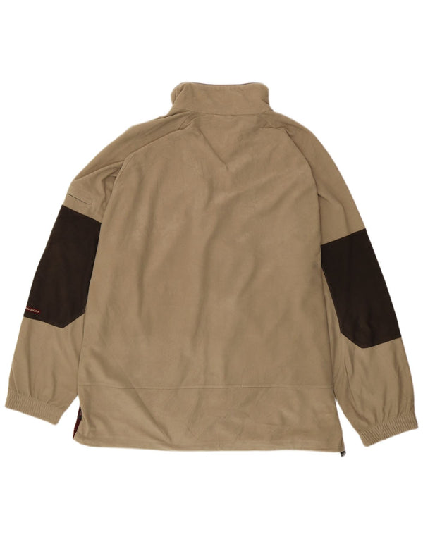 Jaqueta masculina de veludo Diadora UK 48 2XL bege Colourblock