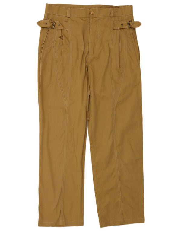 Calça Chino Reta Masculina Vintage W30 L28 Bege