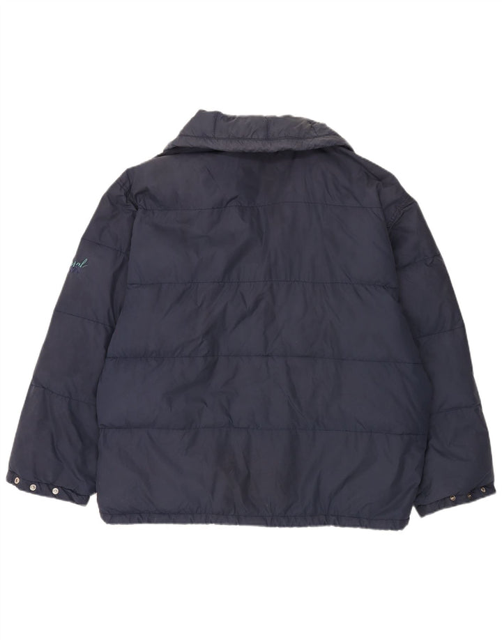 Jaqueta acolchoada masculina Ellesse UK 42 XL azul marinho
