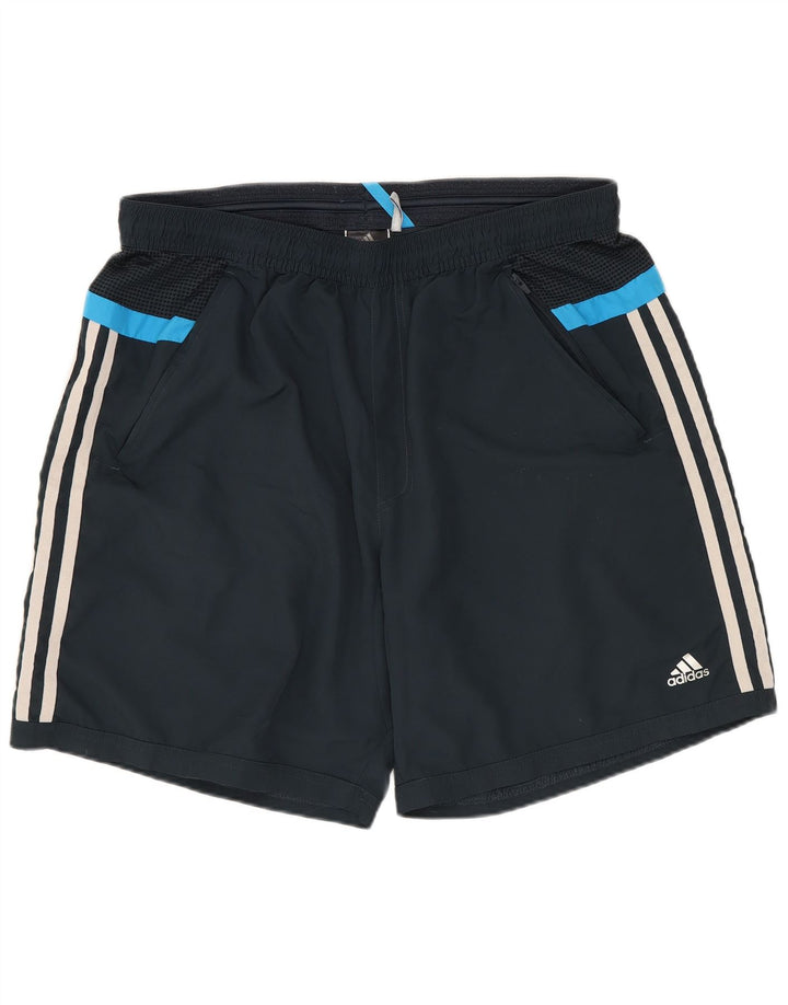 ADIDAS Masculino Climacool Sport Shorts Grande Azul Marinho Poliéster