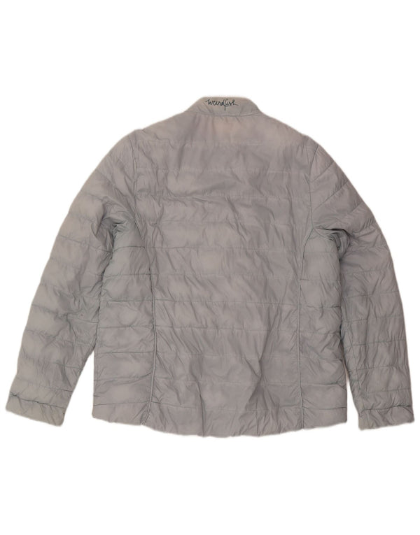 Jaqueta acolchoada feminina Weird Fish UK 18 XL azul nylon