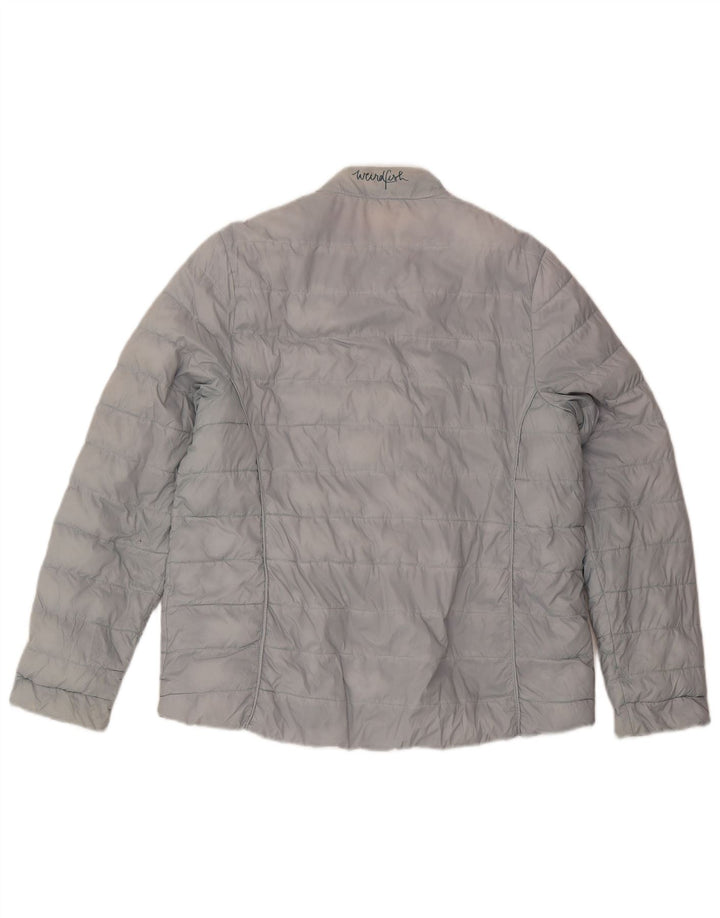 Jaqueta acolchoada feminina Weird Fish UK 18 XL azul nylon