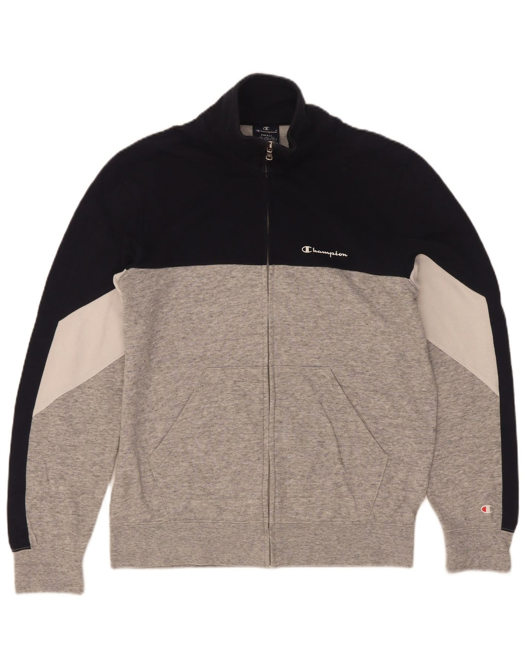 Jaqueta masculina de agasalho Champion Small Grey Colourblock