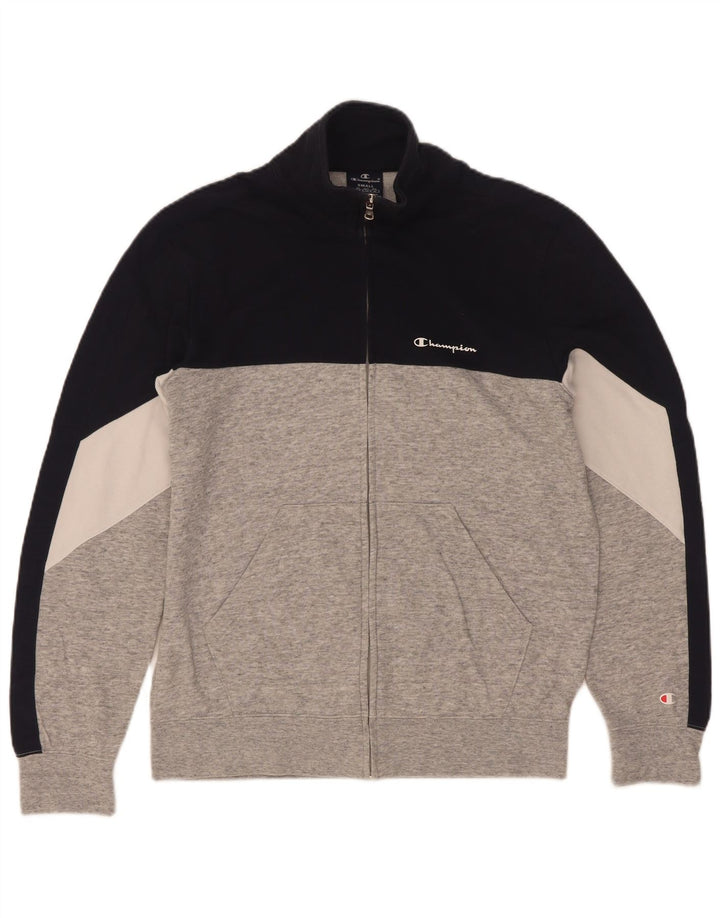 Jaqueta masculina de agasalho Champion Small Grey Colourblock