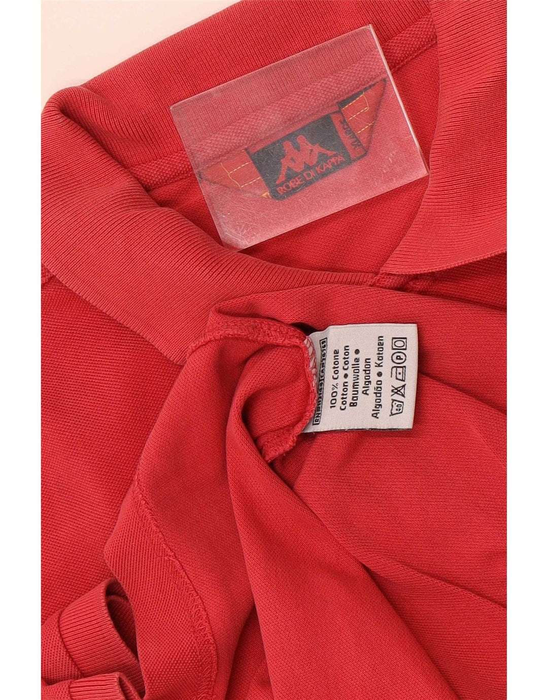 Camisa polo masculina Kappa XL algodão vermelho