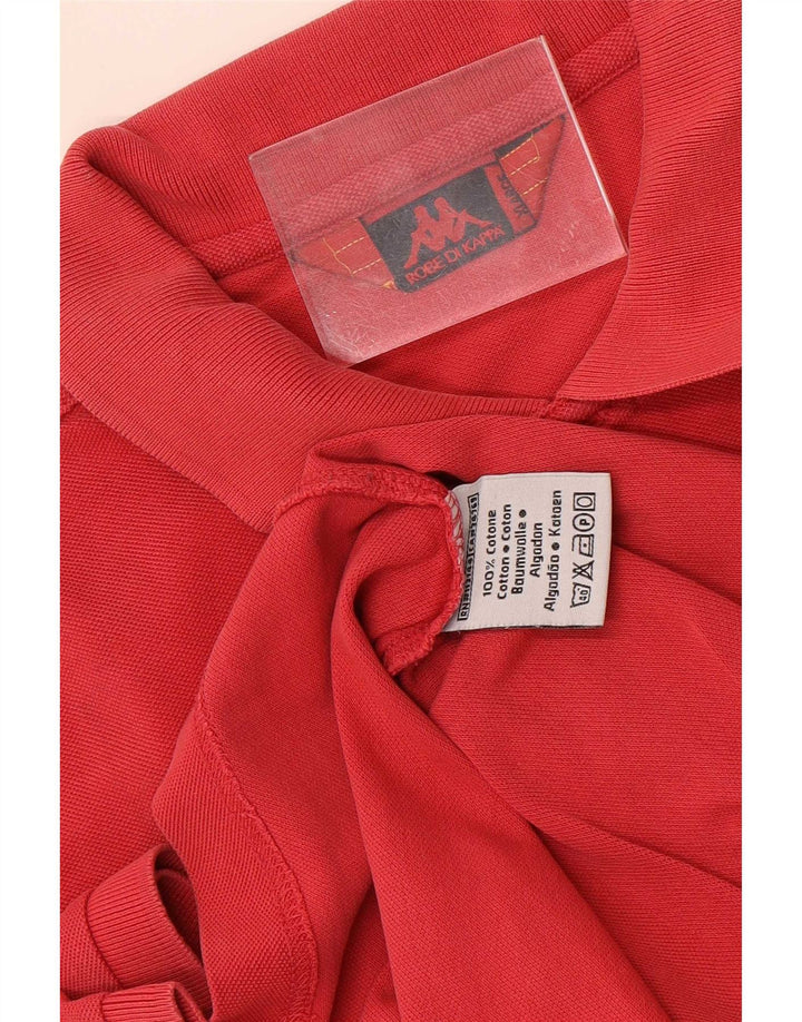 Camisa polo masculina Kappa XL algodão vermelho