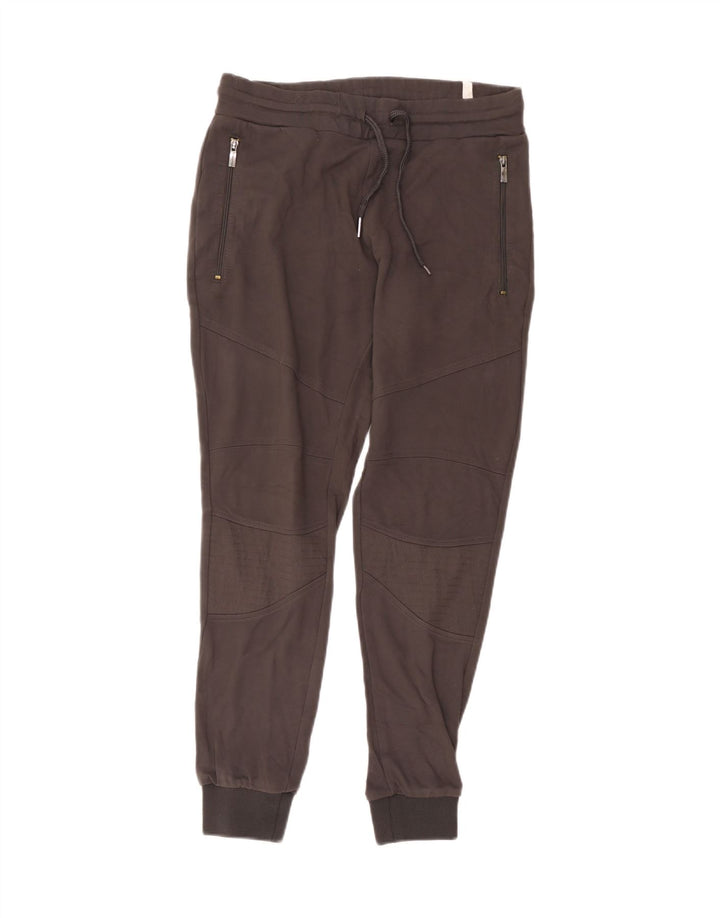 Calça de treino masculina Zara Joggers cinza médio viscose