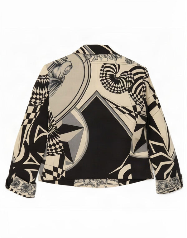 Jaqueta Blazer Feminina Versus By Gianni Versace EU 44 Grande Bege Des