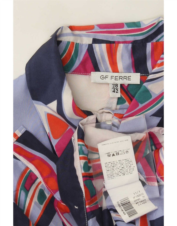 Blusa feminina GF Ferre IT 42 média floral multicolorida