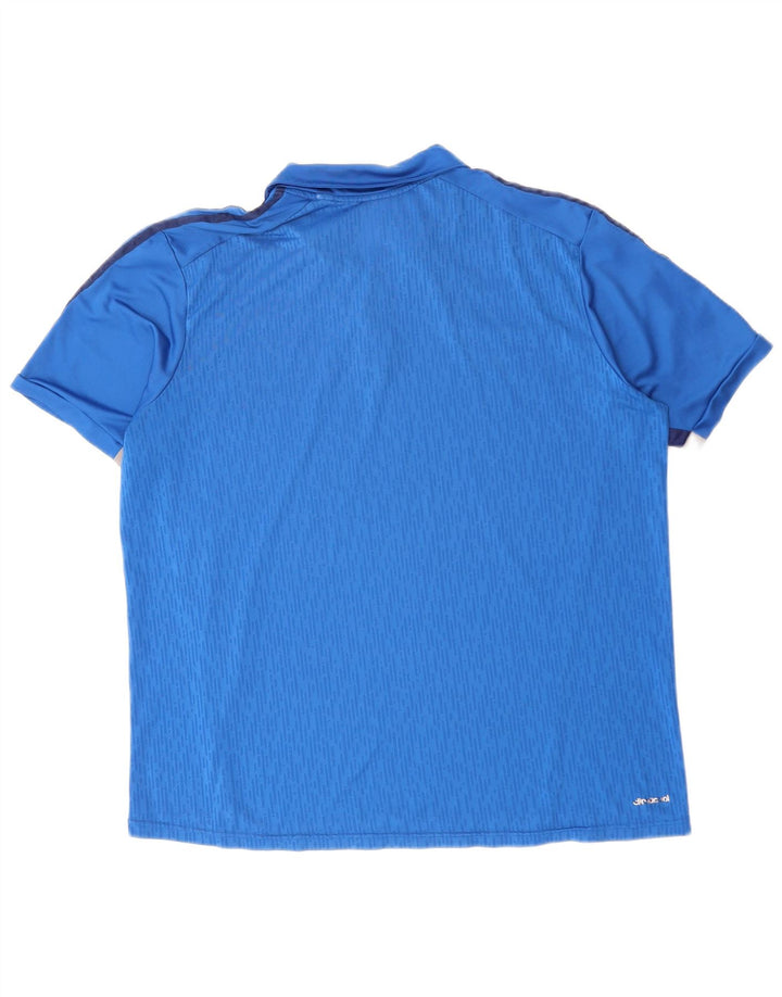 Camisa Polo Adidas Masculina Climacool Grande Azul