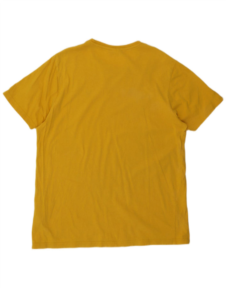 Camiseta masculina Ellesse Top médio algodão amarelo