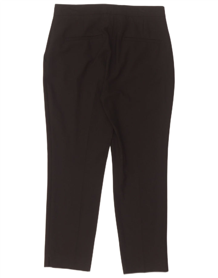 Calça Chino Slim Feminina Zara EU 38 Pequeno W28 L26 Poliéster Preto