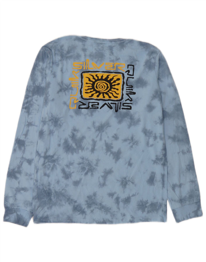 Pulôver de treino Quiksilver Boys Regular Fit 13-14 anos azul tie-dye