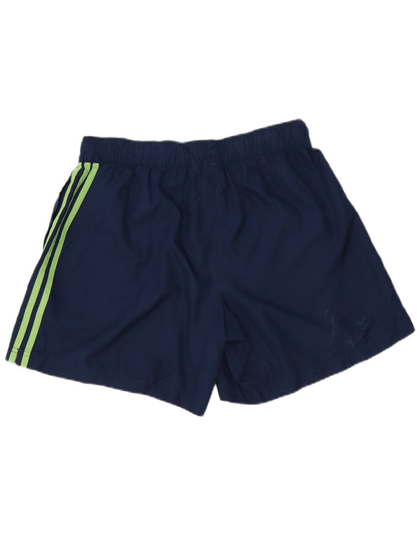 Shorts esportivos femininos Adidas UK 18 XL azul marinho poliéster