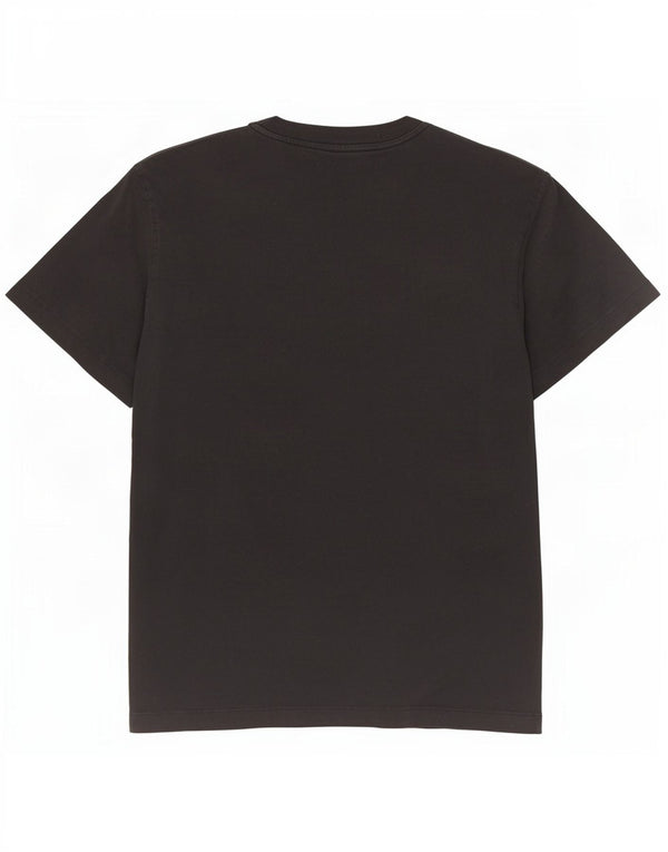 Calvin Klein Jeans Camiseta masculina gráfica top pequeno algodão preto