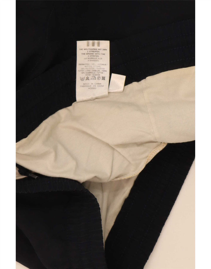 Shorts esportivos masculinos Adidas médio preto poliéster