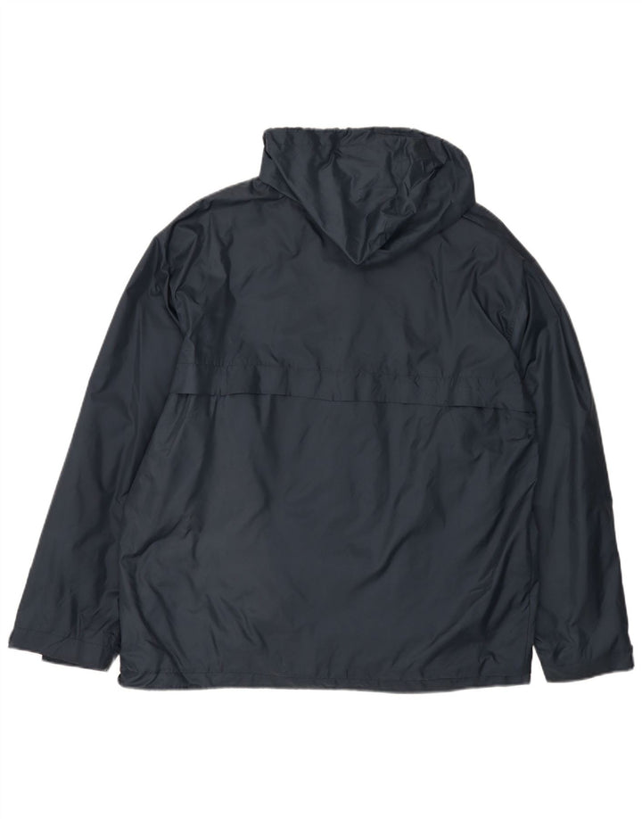 Jaqueta de chuva masculina com capuz K-WAY UK 38 poliamida azul marinho médio