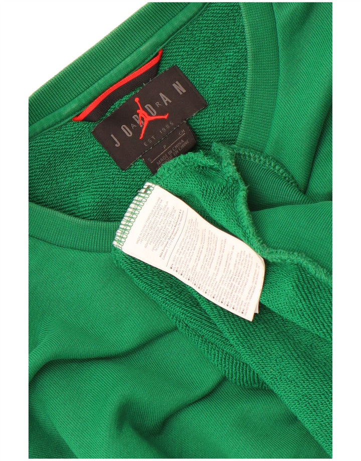 Jordan moletom masculino jumper pequeno verde colorblock algodão