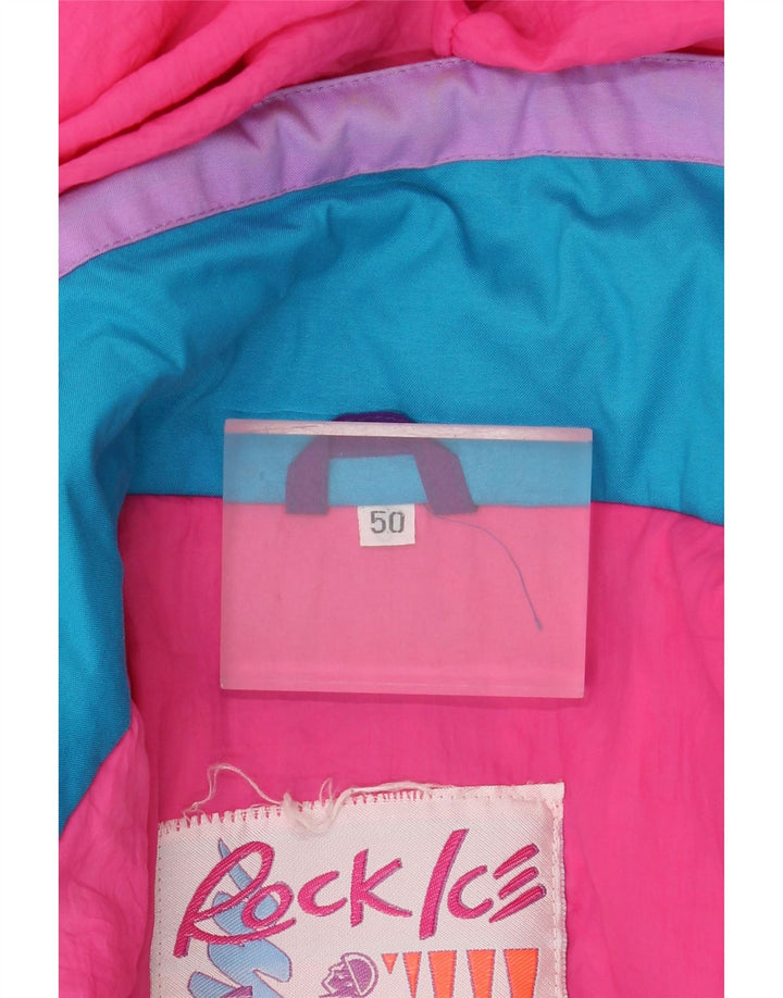 BAILO Mens Gore-Tex Hooded Ski Jacket IT 50 Large Blue Colourblock