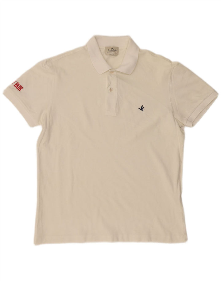 Camisa polo masculina BROOKSFIELD IT 50 médio branco
