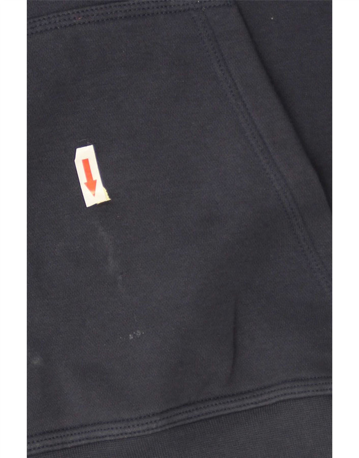 Nike masculino moletom com capuz pequeno algodão azul marinho