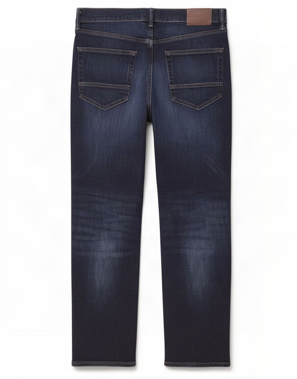 Jeans retos masculinos Marks & Spencer W34 L29 algodão azul marinho