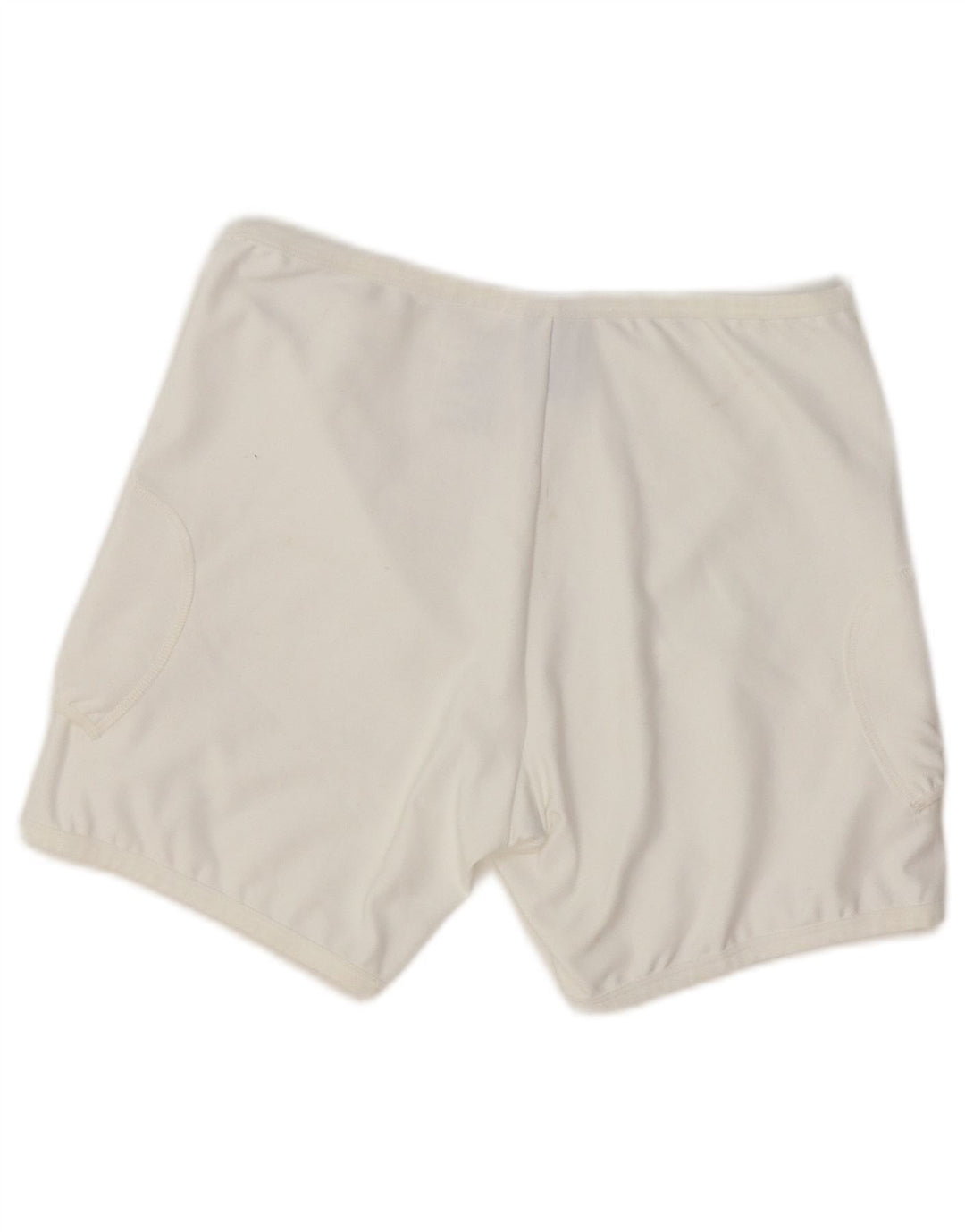 Shorts esportivos femininos NIKE Dri Fit UK 12 médio branco poliéster