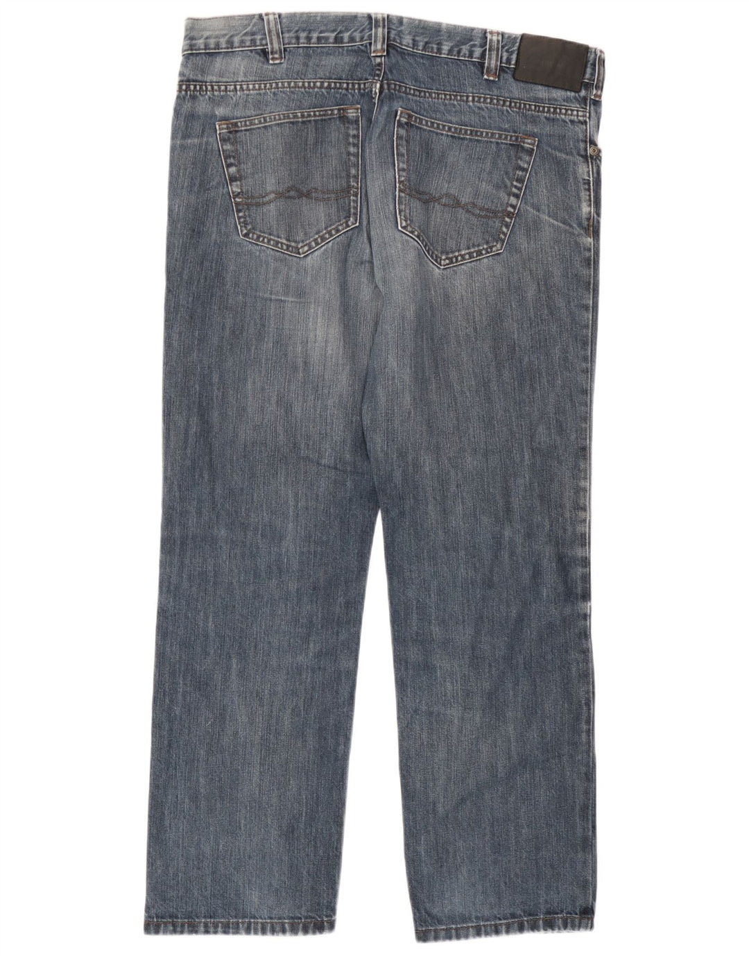 Calça jeans reta masculina C&A W37 L30 azul algodão