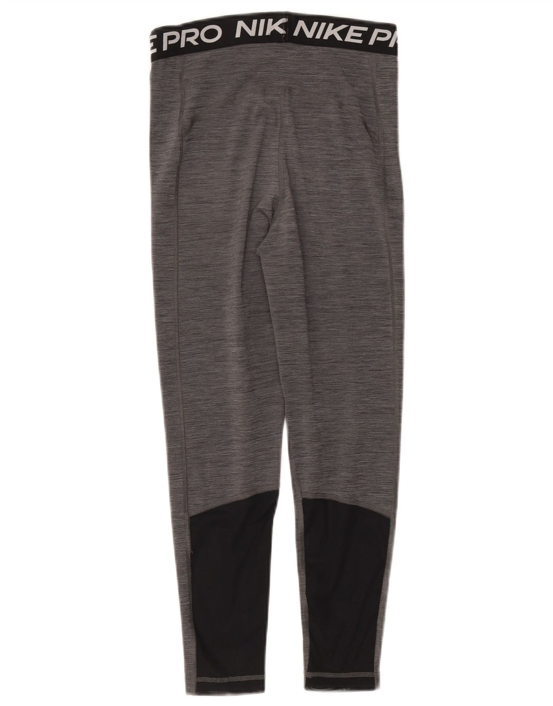 Leggings Nike Dri Fit Graphic UK 10 Pequenas Cinza Flecked Poliéster