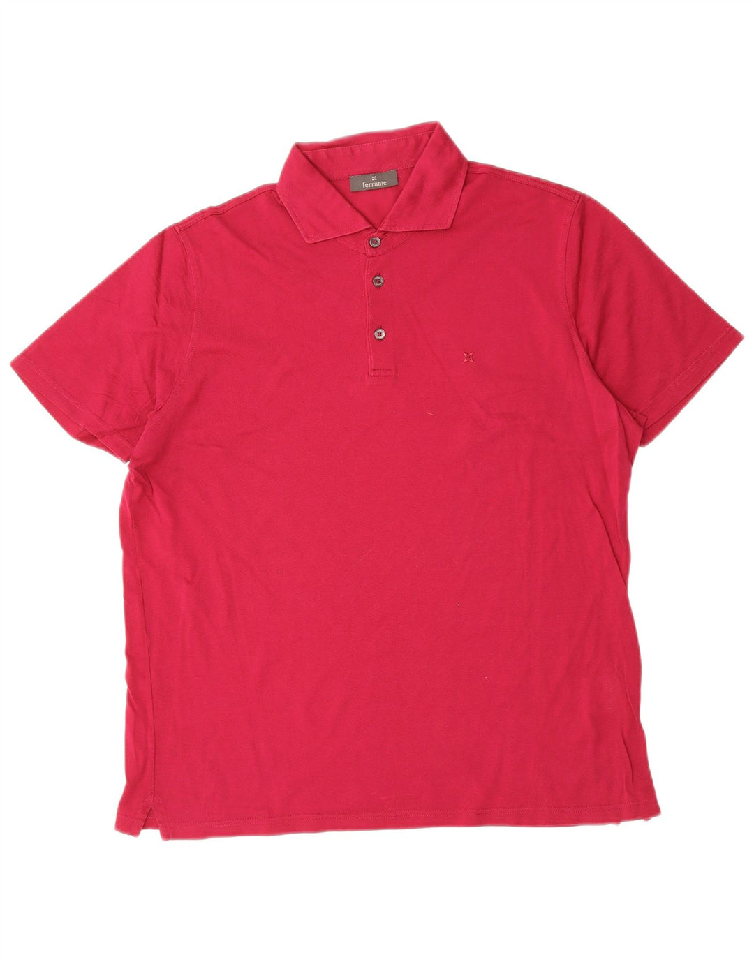 Camisa polo masculina FERRANTE IT 50 algodão rosa médio