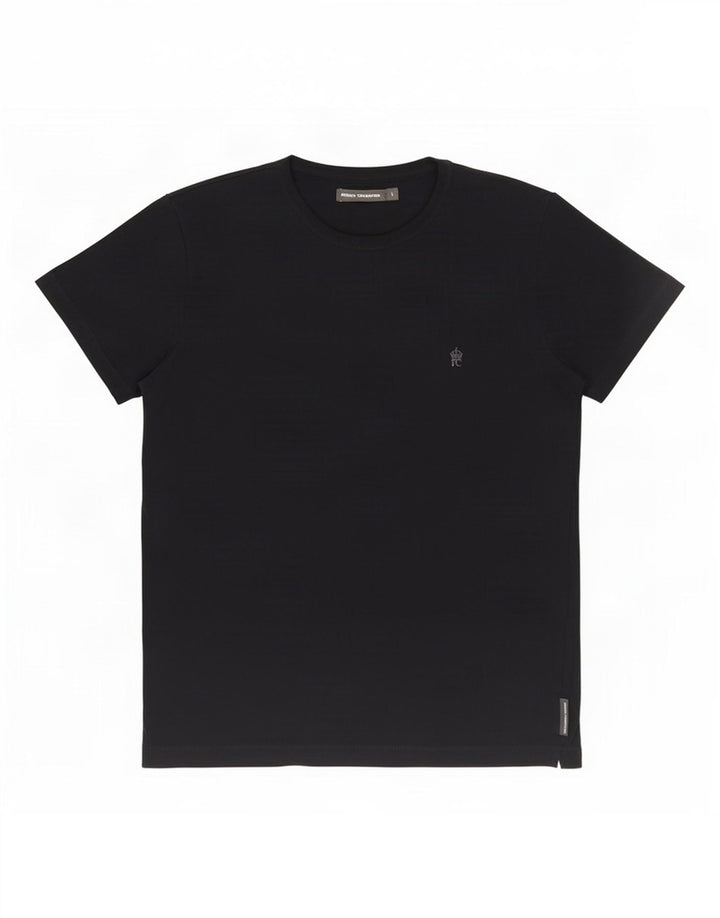 Camiseta masculina French Connection grande algodão preto